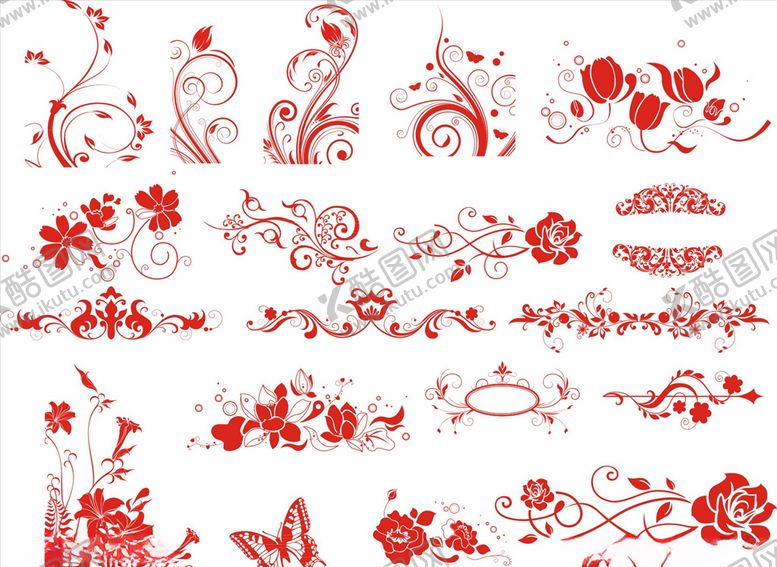 编号：95197709281016022708【酷图网】源文件下载-时尚花纹花边