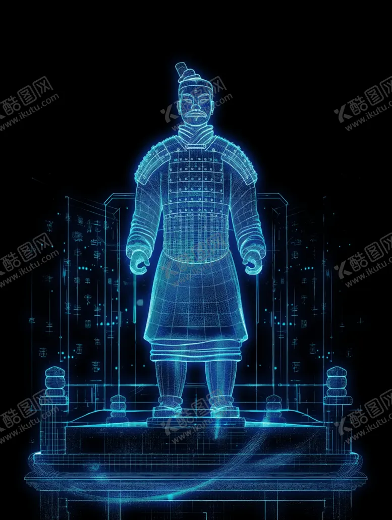 编号：33486202040758441064【酷图网】源文件下载-数字兵马俑素材