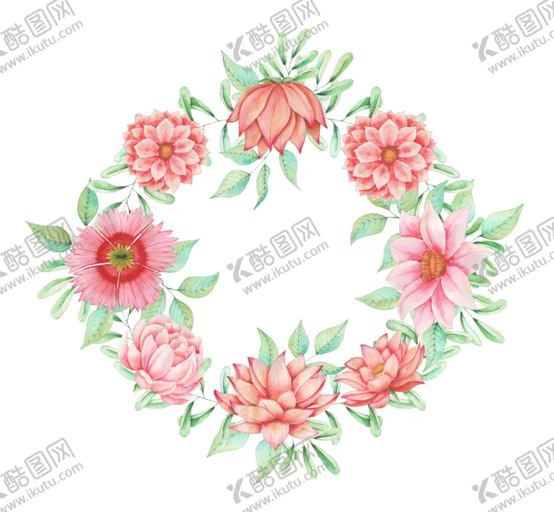 编号：44228602150926259824【酷图网】源文件下载-手绘植物花草