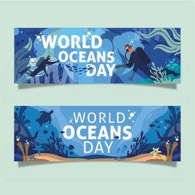 世界海洋日宣传横幅