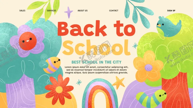 编号：24221702200629178927【酷图网】源文件下载-开学季返校登录页