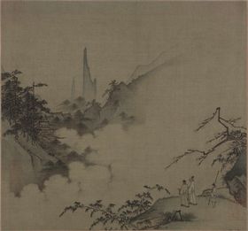 编号：25306709231250012947【酷图网】源文件下载-山峰古画