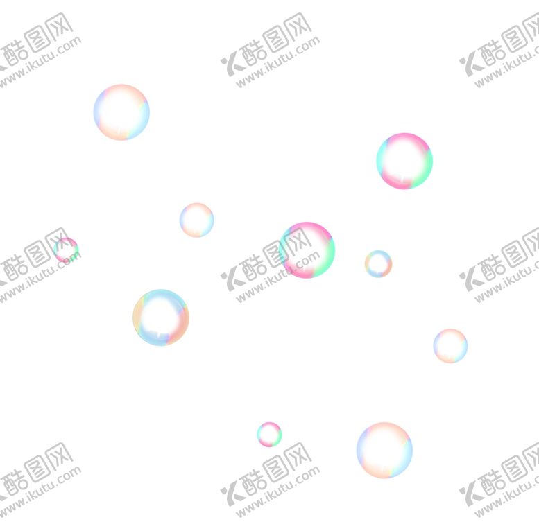 编号：14278009151938364745【酷图网】源文件下载-七彩泡泡