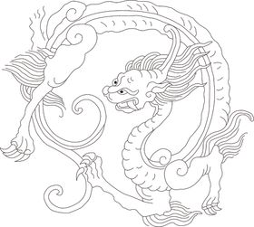 龙纹矢量
