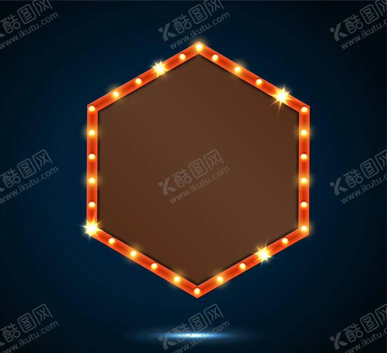编号：77730804181326255258【酷图网】源文件下载-六角广告框架