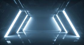 C4D人物炫彩光效科技时尚
