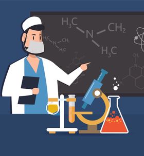 科研人员做实验研究医生