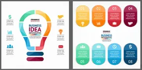 创意信息图表模板