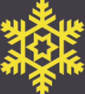 黄色雪花