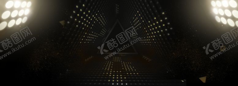 编号：46995807060432276208【酷图网】源文件下载-黑色背景灯光背景炫酷黑金