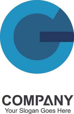 字母logo企业简洁D线
