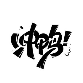 冲鸭字体字形标志图标素材