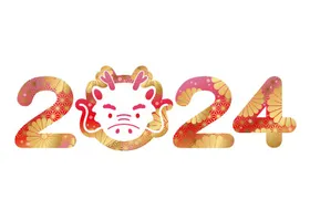 2024年矢量龙新花纹手绘龙龙图标