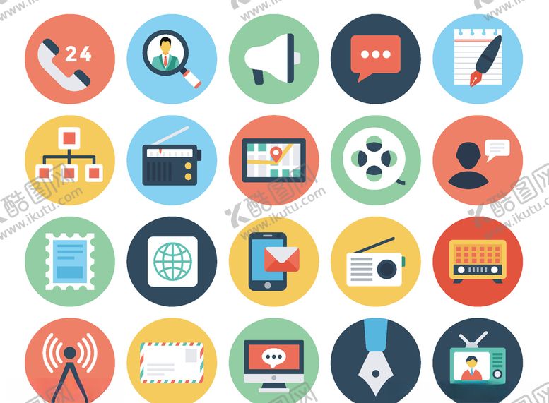 编号：82949209230339138337【酷图网】源文件下载-商务办公图标