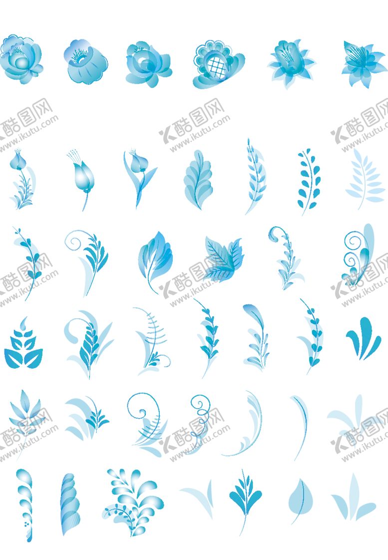 编号：82496207070014419372【酷图网】源文件下载-手绘植物枝叶
