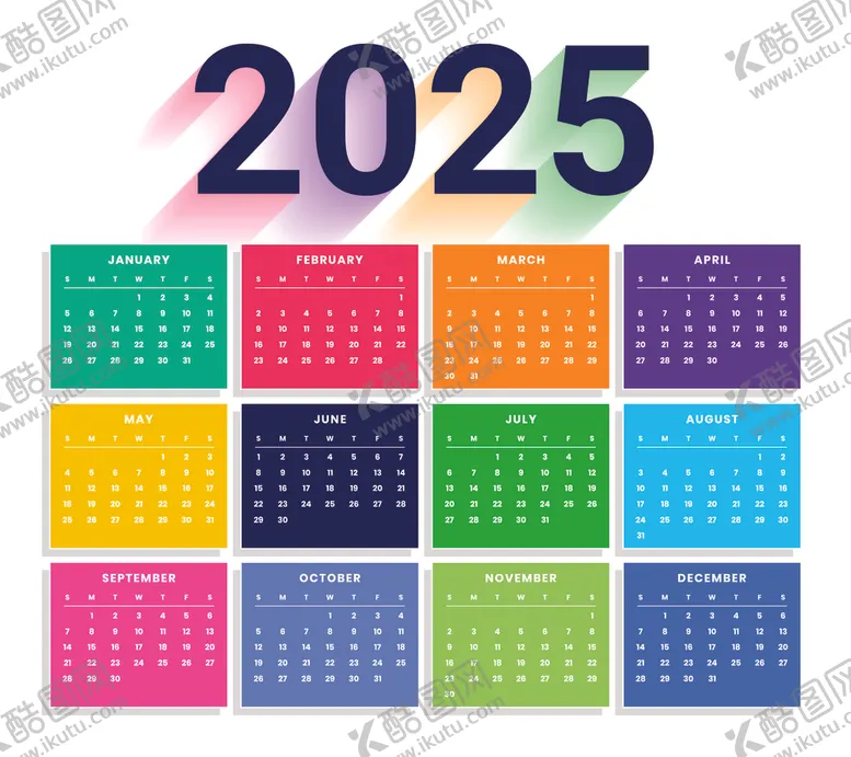编号：32424502231857282877【酷图网】源文件下载-2025年日历蛇年台历挂历