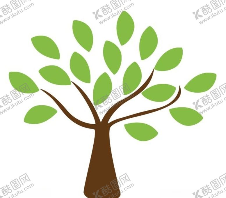 编号：92101909101610589553【酷图网】源文件下载-矢量绿树