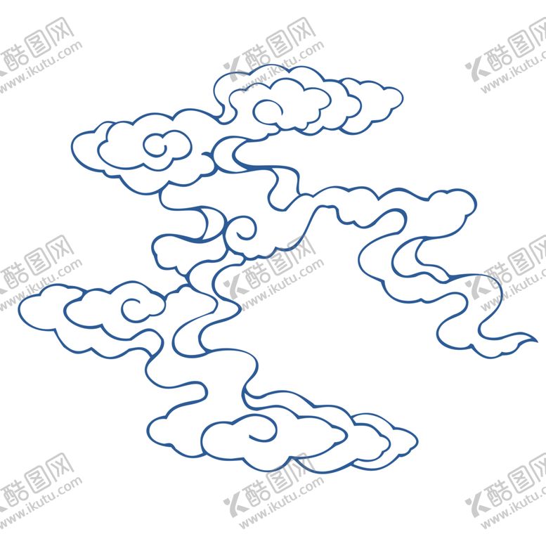 编号：75863203300816231795【酷图网】源文件下载-云朵纹样PNG高清图