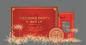 红色欧式婚礼红色婚礼中式婚