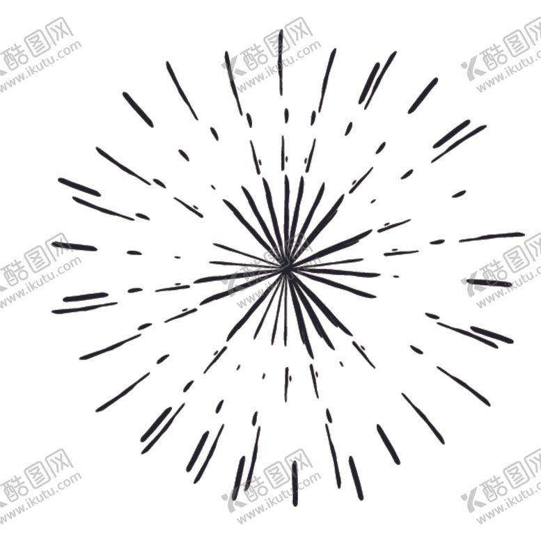 编号：27680010100908598521【酷图网】源文件下载-扩散线条简笔图案