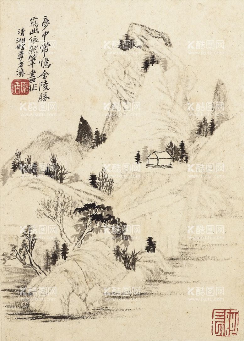 编号：41882011131928518839【酷图网】源文件下载-山水画  