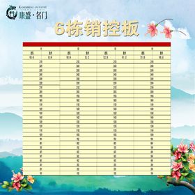销控表