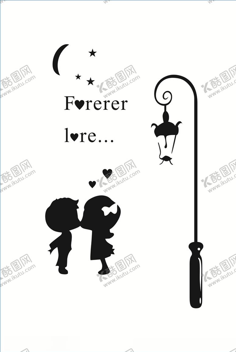 编号：78838209160050196548【酷图网】源文件下载-路灯下的情侣