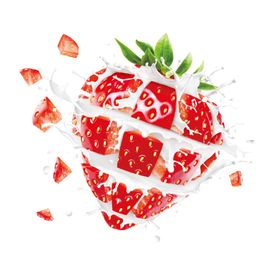 草莓牛奶牛奶日