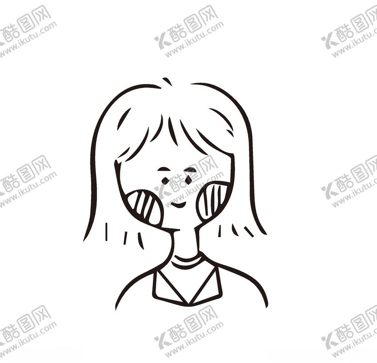 编号：64348204080046024945【酷图网】源文件下载-卡通女孩