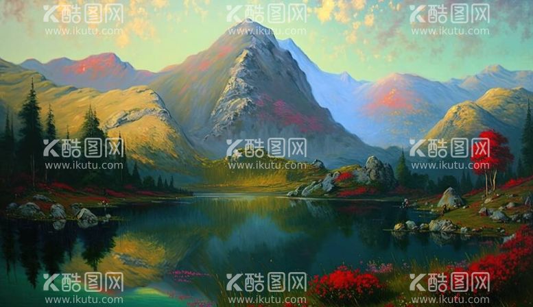 编号：36383911280347191712【酷图网】源文件下载-风景油画