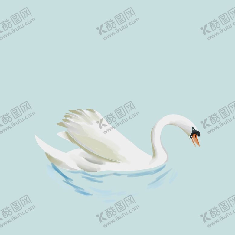 编号：71259809260602061579【酷图网】源文件下载-手绘天鹅