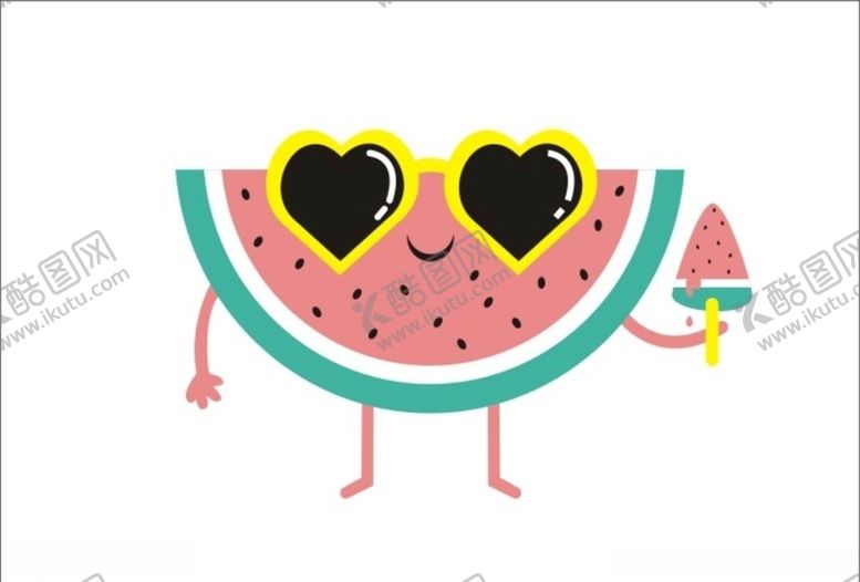 编号：22069609230341314734【酷图网】源文件下载-卡通西瓜