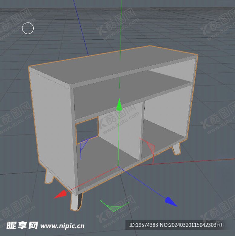 编号：26512402260840485273【酷图网】源文件下载-C4D模型电视柜