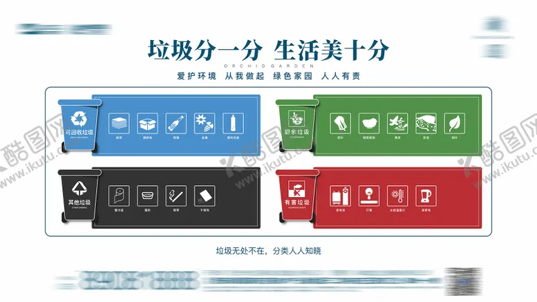 编号：58945504031617501216【酷图网】源文件下载-垃圾分类展板