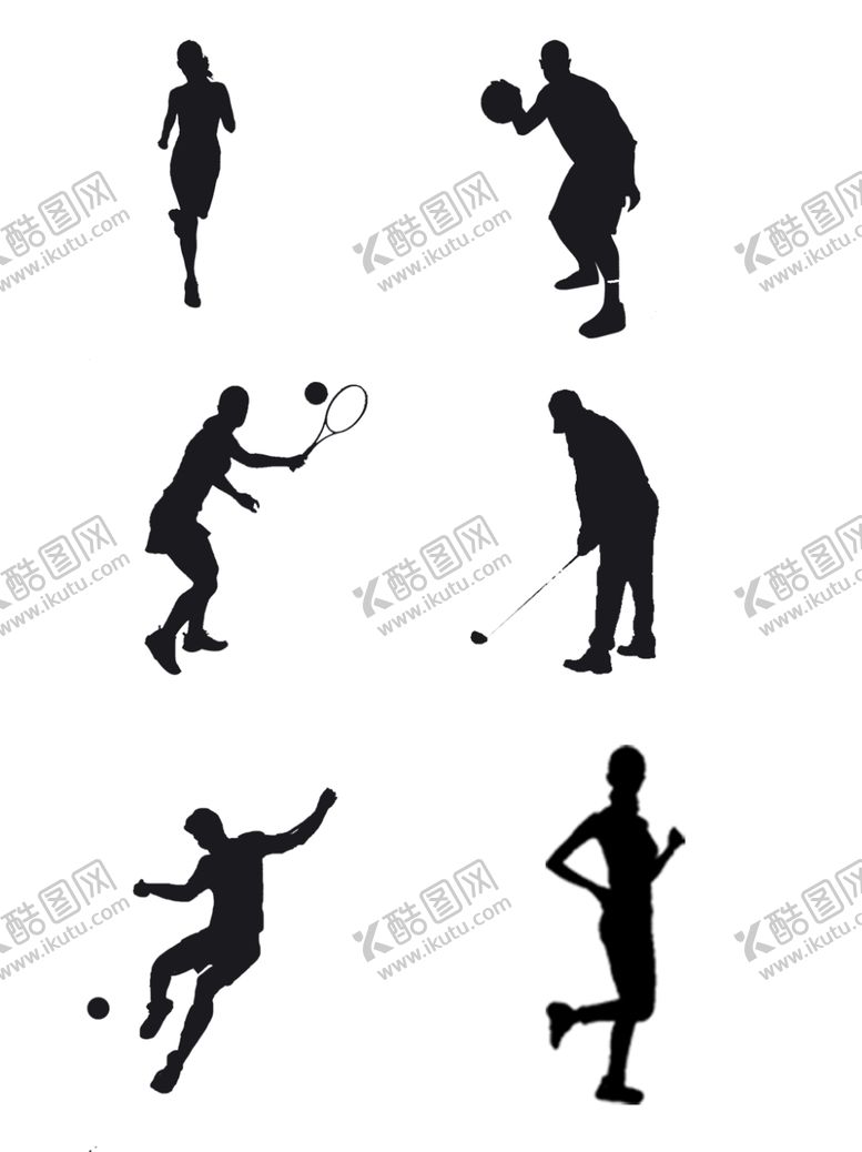 编号：71456009291016257011【酷图网】源文件下载-打球剪影