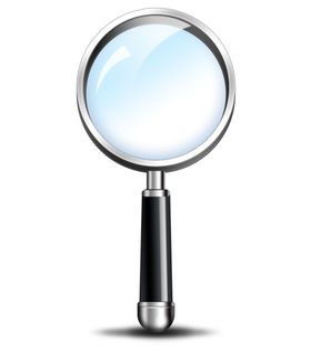 放大镜装饰海报背景素材