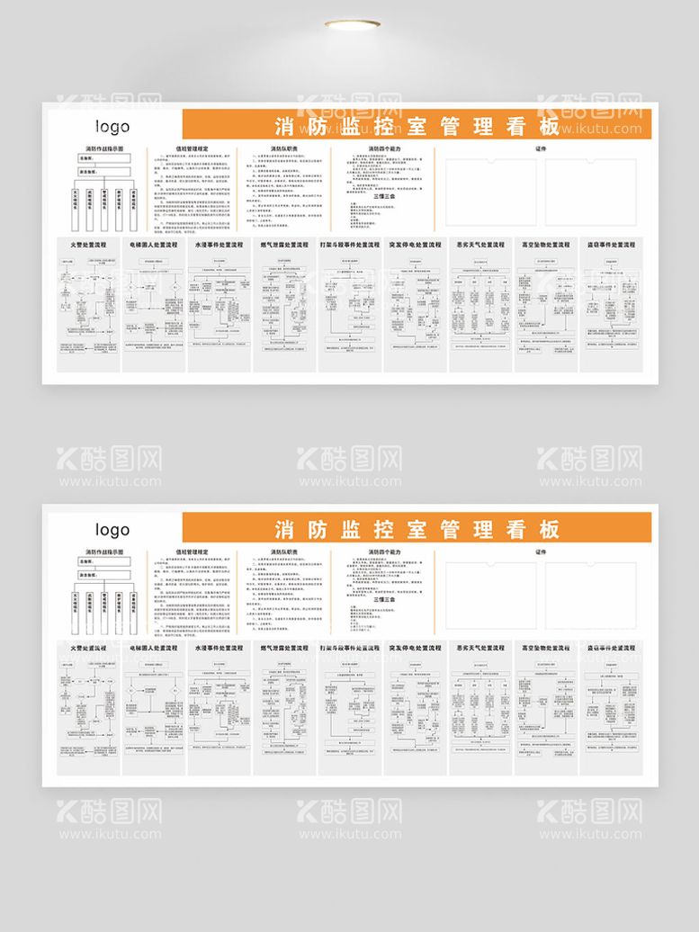 编号：66486411200413599019【酷图网】源文件下载-消防监控室管理看板