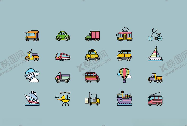 编号：52051309121244556609【酷图网】源文件下载-汽车图标