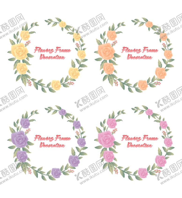 编号：89808909120823507294【酷图网】源文件下载-植物花环