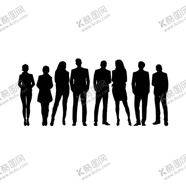 编号：43570810082053306574【酷图网】源文件下载-人物剪影