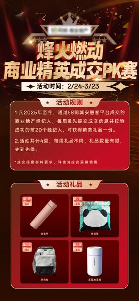 地产商业精英PK赛展架