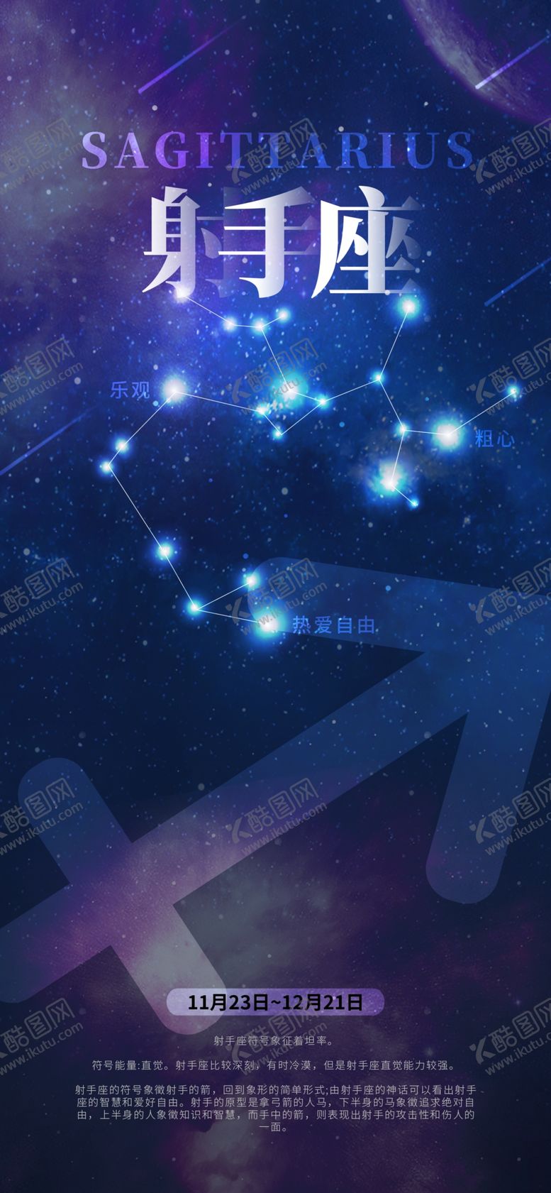 编号：19044506232206324304【酷图网】源文件下载-十二星座创意海报