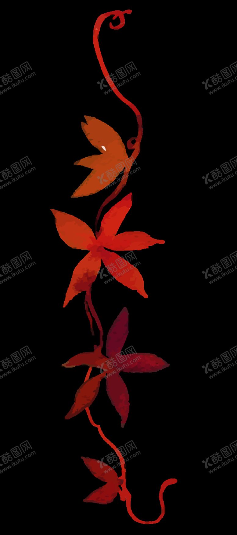 编号：46657805030212595008【酷图网】源文件下载-小清新水彩植物树枝