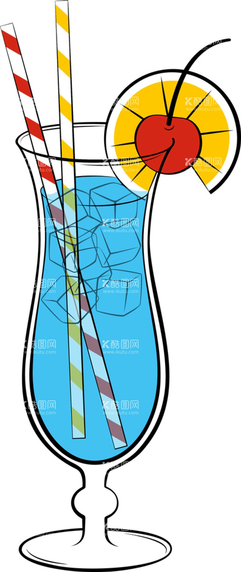 编号：45863209221206446978【酷图网】源文件下载-卡通鸡尾酒