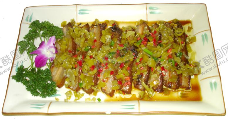 编号：21422910281644017713【酷图网】源文件下载-酱椒蒸扣肉