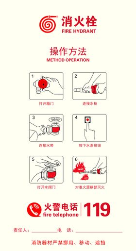 消防栓操作方法