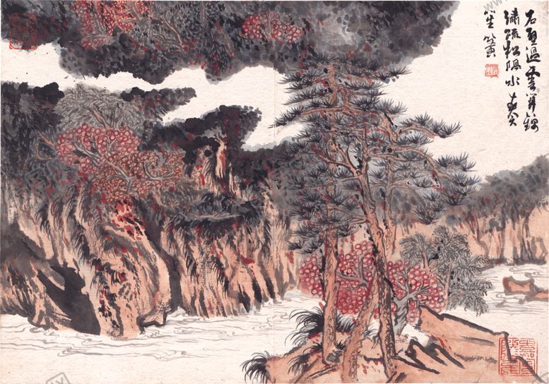 编号：87597409291553509200【酷图网】源文件下载-水墨山水国画风景