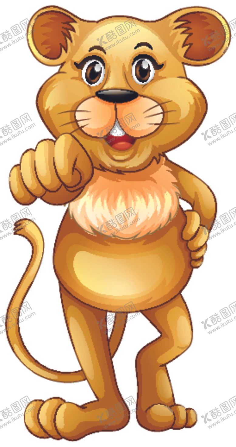 编号：10038109190525324347【酷图网】源文件下载-卡通狮子