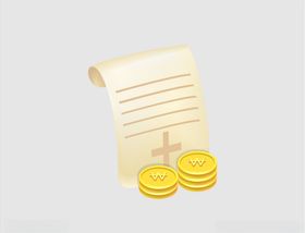矢量账单图案图标