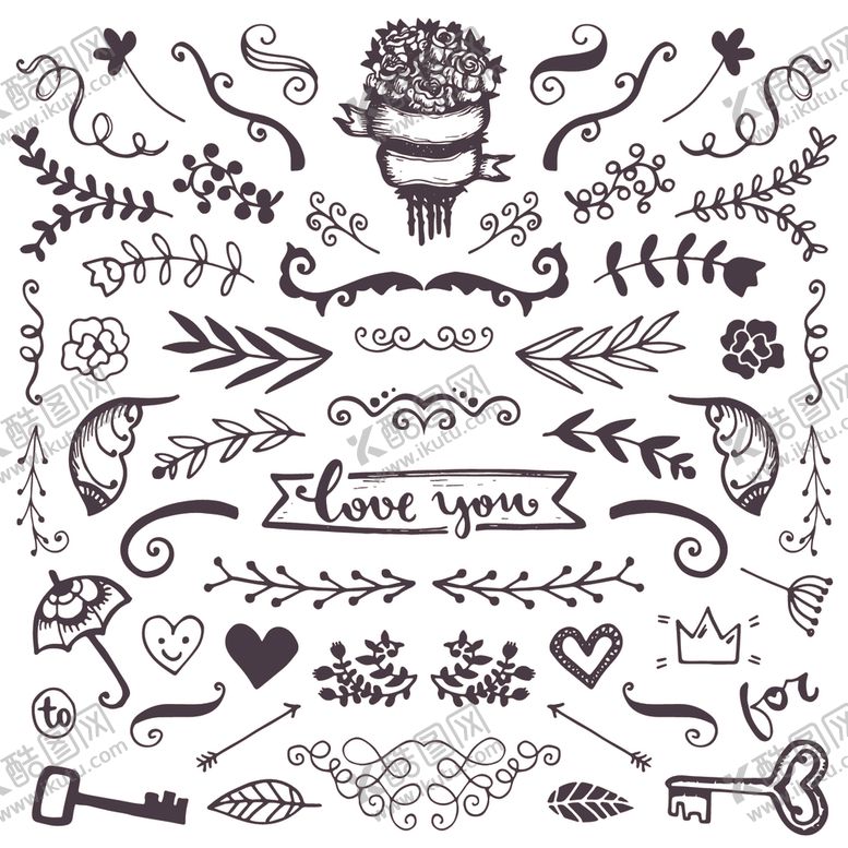 编号：63597210300853358841【酷图网】源文件下载-复古森系手绘